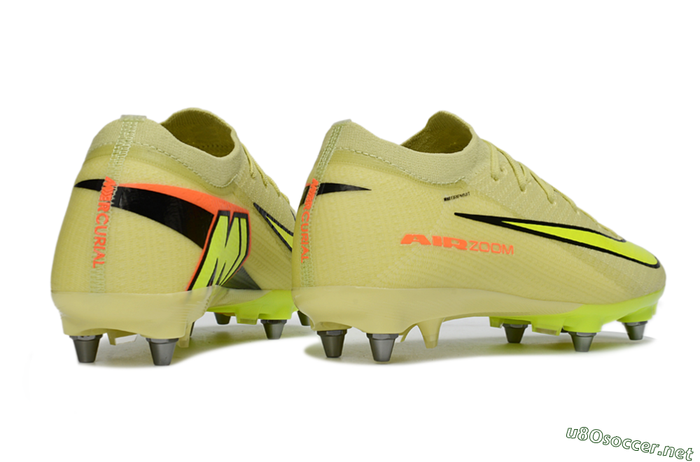 Men's Nike Air Zoom Mercurial Vapor 16 Elite SG Football Boots - Yellow/Lime Green/Neon Orange 6