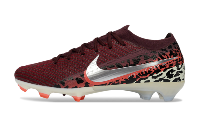 Men's Nike Air Zoom Mercurial Vapor 16 Elite FG Football Boots - Red/Crimson Blaze/Thunder Black