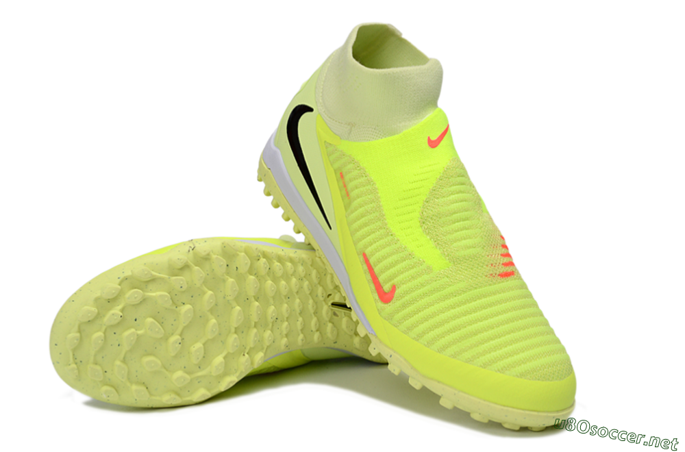 Unisex Nike Phantom 6 Elite TF Football Shoes - Yellow/Neon Yellow/Black 3