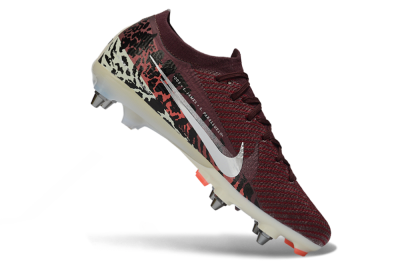 Men's Nike Air Zoom Mercurial Vapor 16 Elite SG Football Boots - Red/Crimson Blaze/Leopard Print