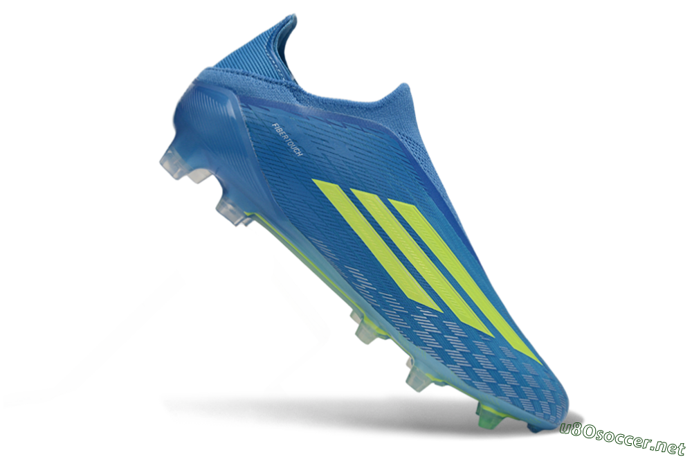 Men's Adidas F50 Elite Laceless FG Football Boots - Blue/Vibrant Blue/Electric Yellow 4
