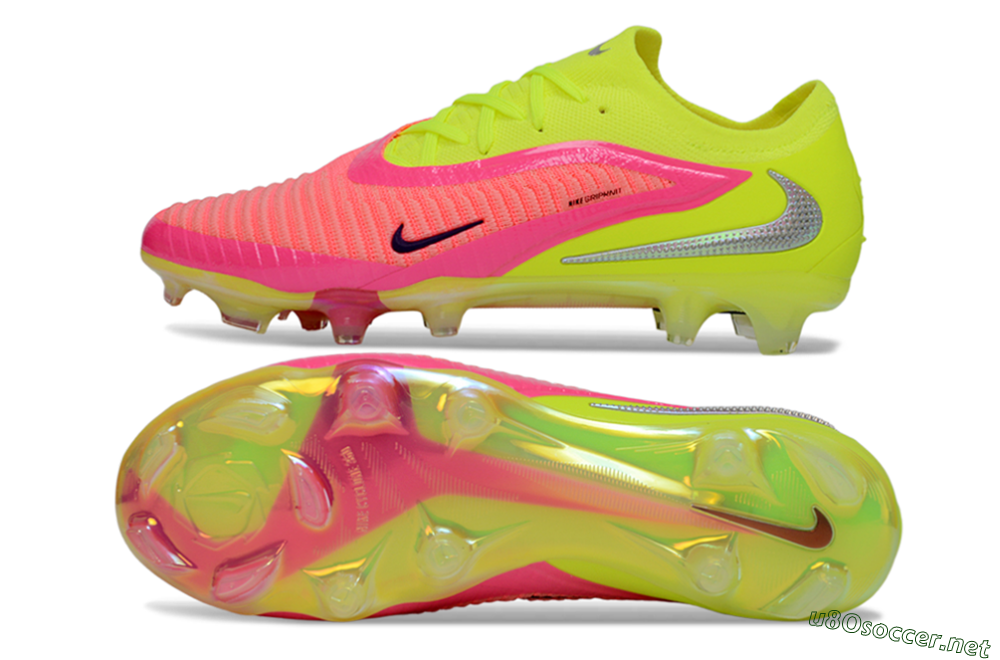 Men's Nike Phantom 6 Low Elite FG Football Boots - Yellow/Neon Pink/Fluorescent Yellow 1