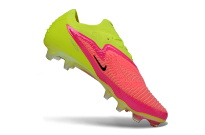 Men's Nike Phantom 6 Low Elite FG Football Boots - Yellow/Neon Pink/Fluorescent Yellow