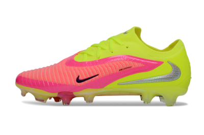 Men's Nike Phantom 6 Low Elite FG Football Boots - Yellow/Neon Pink/Fluorescent Yellow