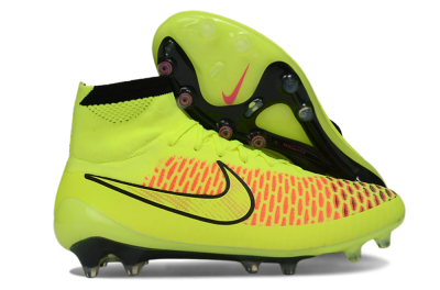 Men's Nike Magista Obra FG Football Boots - Yellow/Fluorescent Yellow/Neon Pink