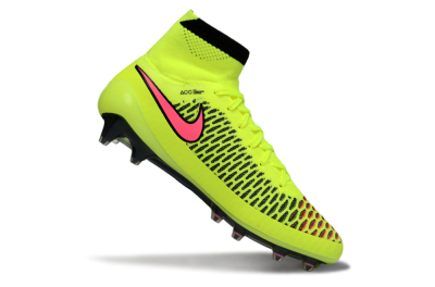 Men's Nike Magista Obra FG Football Boots - Yellow/Fluorescent Yellow/Neon Pink