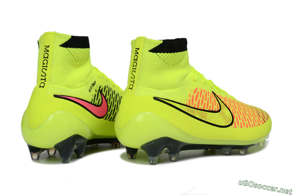 Men's Nike Magista Obra FG Football Boots - Yellow/Fluorescent Yellow/Neon Pink 6