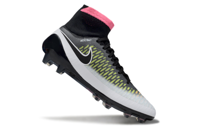 Men's Nike Magista Obra FG Football Boots - Black/Vibrant Pink/White