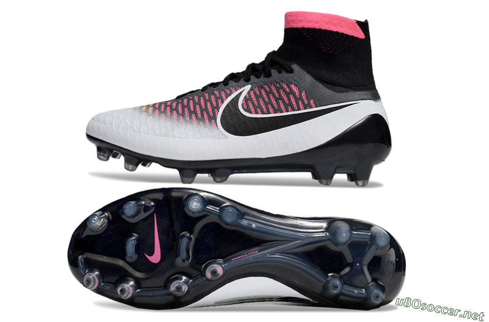 Men's Nike Magista Obra FG Football Boots - Black/Vibrant Pink/White 1