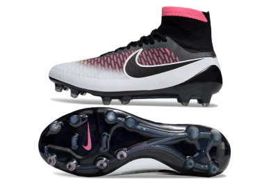 Men's Nike Magista Obra FG Football Boots - Black/Vibrant Pink/White