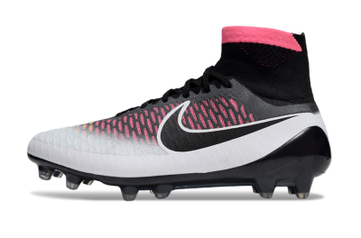 Men's Nike Magista Obra FG Football Boots - Black/Vibrant Pink/White