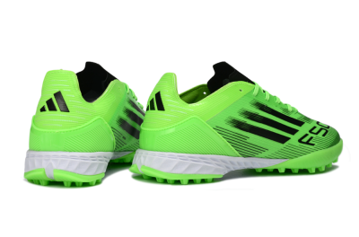 Men's Adidas F50 Pro TF Football Shoes - Green/Neon Green/Electric Green