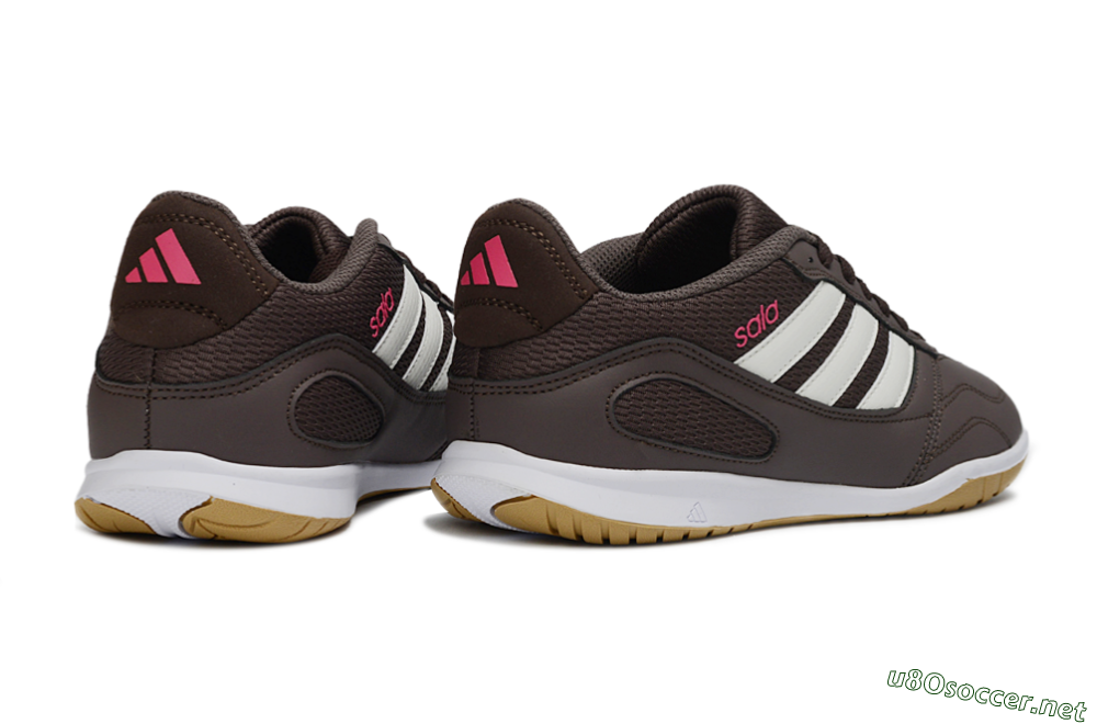 Men's Adidas Top Sala IC Football Shoes - Brown/Cream/Gold 6