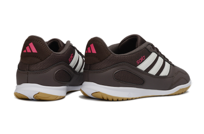 Men's Adidas Top Sala IC Football Shoes - Brown/Cream/Gold