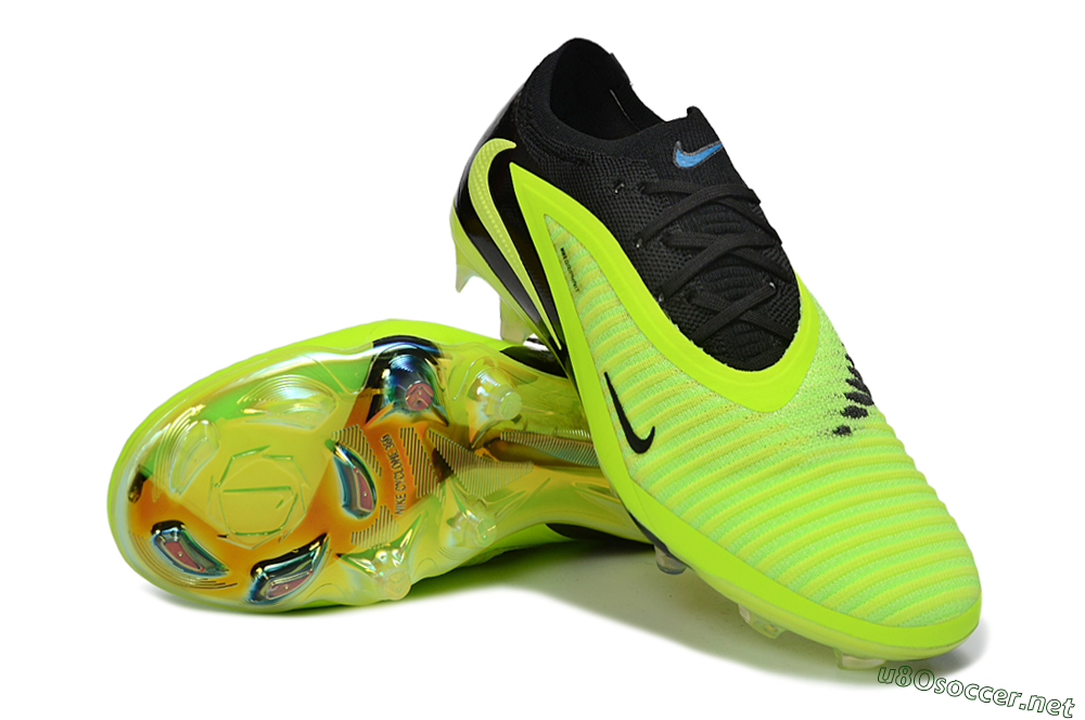 Unisex Nike Phantom 6 Low Elite FG Football Boots - Yellow/Electric Lime/Black 3