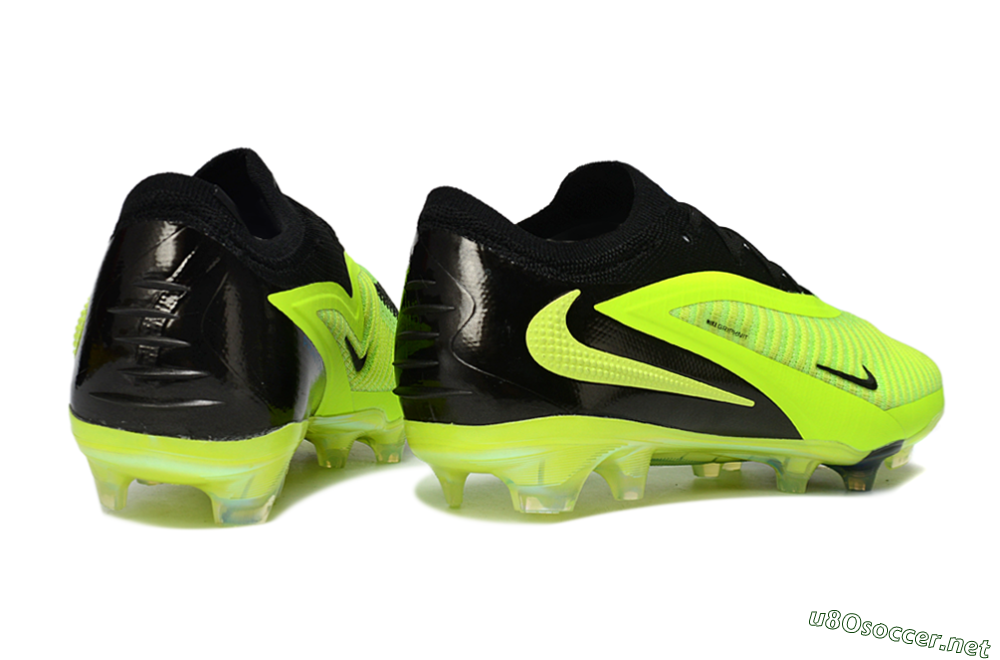 Unisex Nike Phantom 6 Low Elite FG Football Boots - Yellow/Electric Lime/Black 6