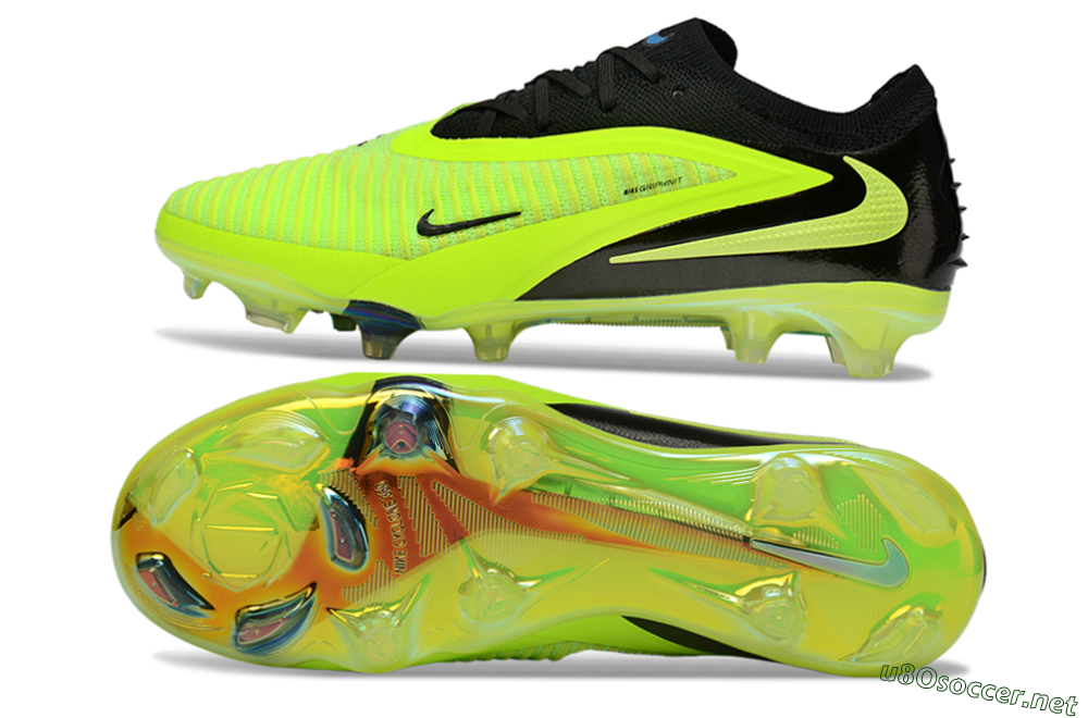 Unisex Nike Phantom 6 Low Elite FG Football Boots - Yellow/Electric Lime/Black 1