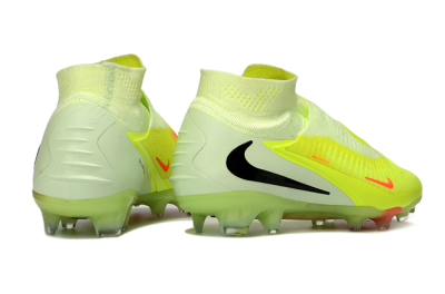 Unisex Nike Phantom 6 Elite High FG Football Boots - Yellow/Fluorescent Yellow/Neon Orange