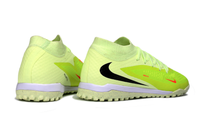 Unisex Nike Phantom 6 Elite High TF Football Shoes - Yellow/Electric Lemon/Neon Green