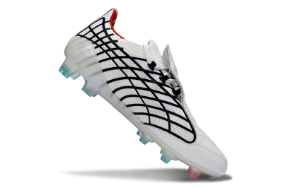Unisex Adidas F50 Spider Elite FG Football Boots - White/Dynamic Red/Black