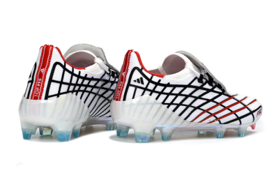 Unisex Adidas F50 Spider Elite FG Football Boots - White/Dynamic Red/Black