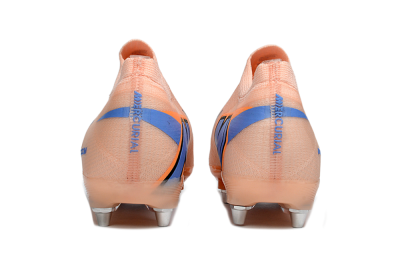 Men's Nike Air Zoom Mercurial Vapor 16 Elite SG Football Boots - Peach/Dark Blue/Nectar Orange