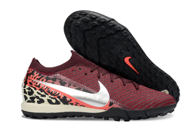 Unisex Nike Air Zoom Mercurial Vapor 16 Elite TF Football Shoes - Maroon/Crimson Red/Black