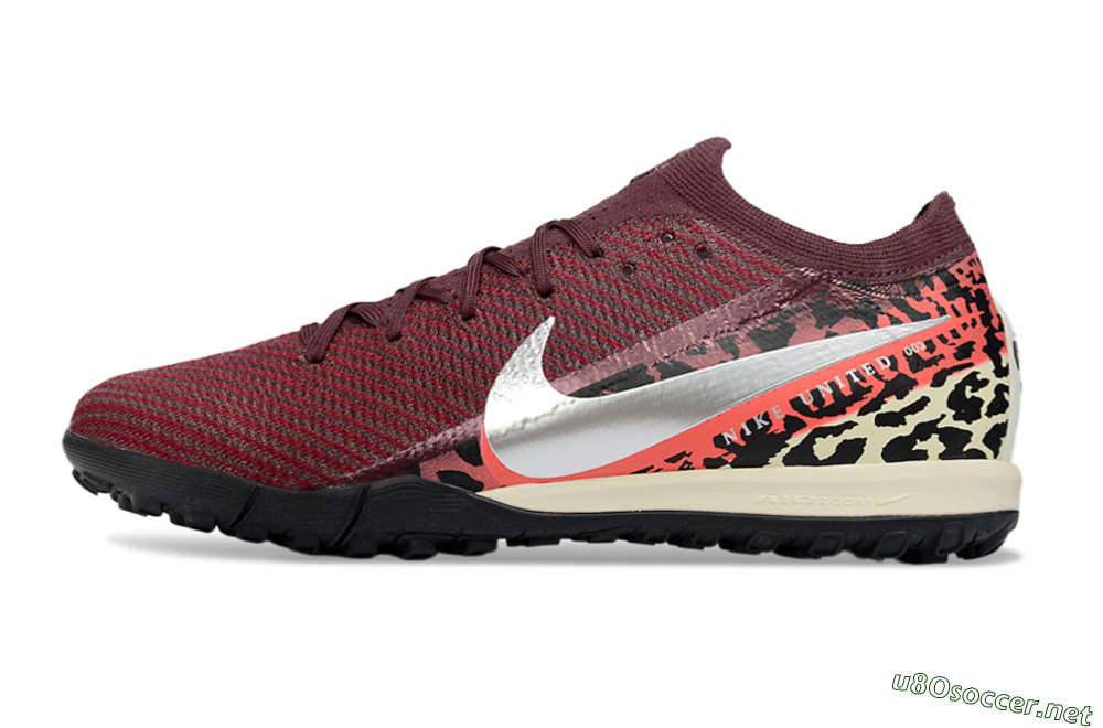 Unisex Nike Air Zoom Mercurial Vapor 16 Elite TF Football Shoes - Maroon/Crimson Red/Black 0