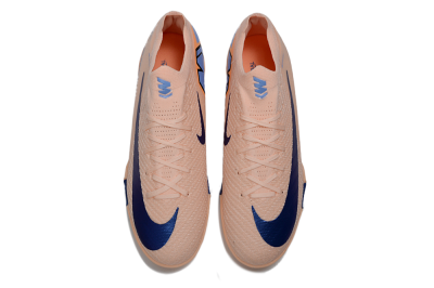 Unisex Nike Air Zoom Mercurial Vapor 16 Elite TF Football Shoes - Peach/Navy Blue/Light Orange