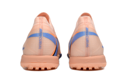 Unisex Nike Air Zoom Mercurial Vapor 16 Elite TF Football Shoes - Peach/Navy Blue/Light Orange
