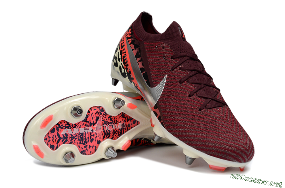 Men's Nike Air Zoom Mercurial Vapor 16 Elite SG Football Boots - Red/Crimson Blaze/Rose Pink 3