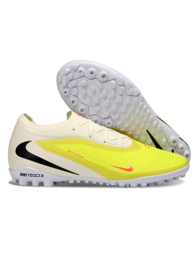 Unisex Nike Phantom 6 Elite Low TF Football Shoes - Yellow/Neon Yellow/White