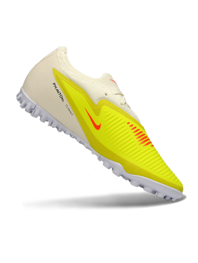 Unisex Nike Phantom 6 Elite Low TF Football Shoes - Yellow/Neon Yellow/White