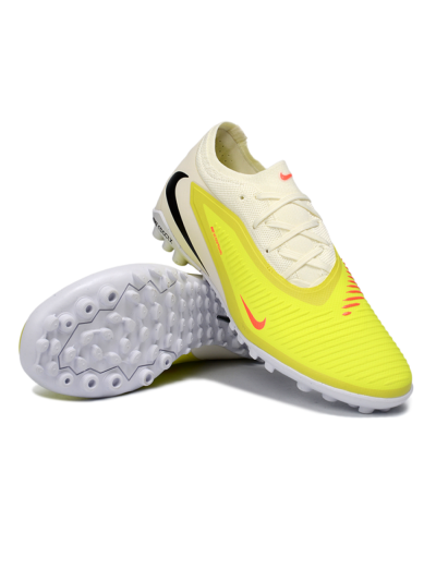 Unisex Nike Phantom 6 Elite Low TF Football Shoes - Yellow/Neon Yellow/White