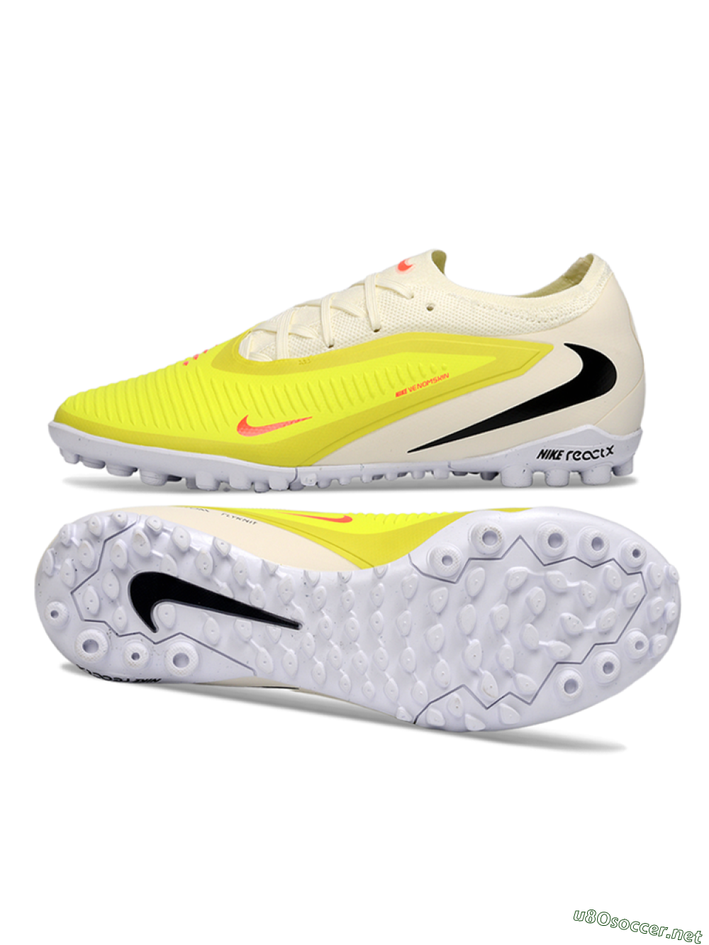 Unisex Nike Phantom 6 Elite Low TF Football Shoes - Yellow/Neon Yellow/White 1