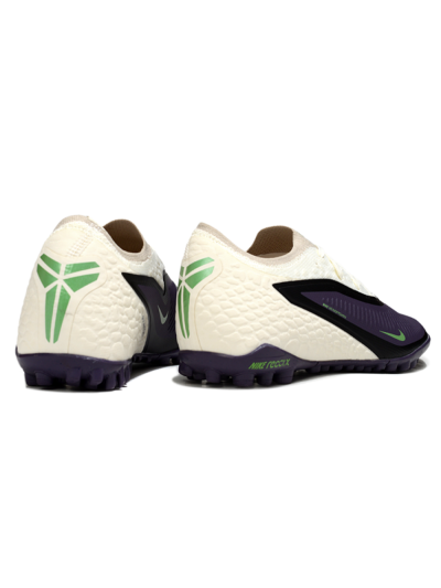 Unisex Nike Phantom 6 Elite Low TF Football Shoes - Purple/Electric Green/Off White