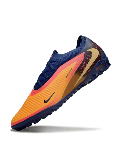 Unisex Nike Phantom 6 Elite Low TF Football Shoes - Orange/Deep Blue/Flame Pink