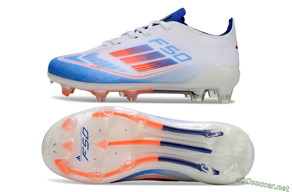 Kids Adidas F50 Elite FG Football Boots - Blue/Electric Blue/White 1