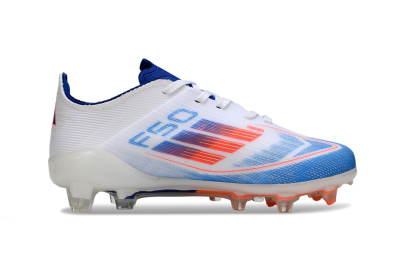 Kids Adidas F50 Elite FG Football Boots - Blue/Electric Blue/White