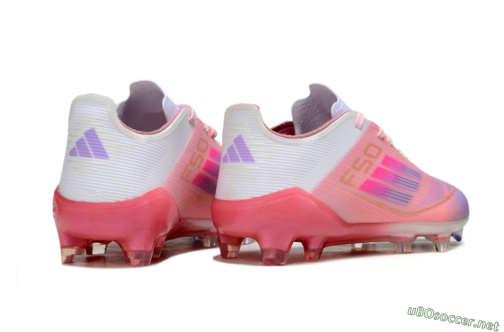 Kids Adidas F50 Elite FG Football Boots - Pink/Pastel Dream/Sunset Glow 5