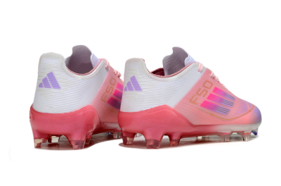Kids Adidas F50 Elite FG Football Boots - Pink/Pastel Dream/Sunset Glow
