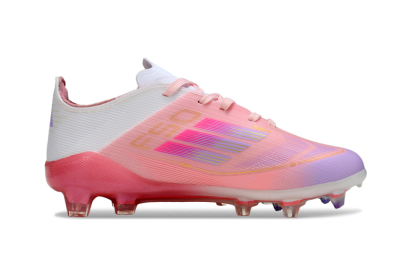 Kids Adidas F50 Elite FG Football Boots - Pink/Pastel Dream/Sunset Glow