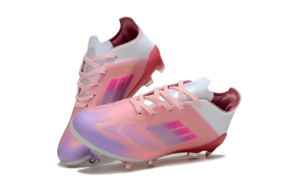 Kids Adidas F50 Elite FG Football Boots - Pink/Pastel Dream/Sunset Glow