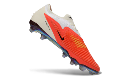 Unisex Nike Phantom 6 Elite Low FG Football Boots - Coral/Bright Orange/White