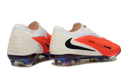 Unisex Nike Phantom 6 Elite Low FG Football Boots - Coral/Bright Orange/White