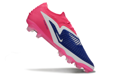 Unisex Nike Phantom 6 Elite Low FG Football Boots - Blue/Vibrant Pink/Deep Navy