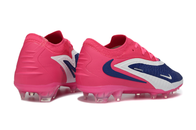 Unisex Nike Phantom 6 Elite Low FG Football Boots - Blue/Vibrant Pink/Deep Navy