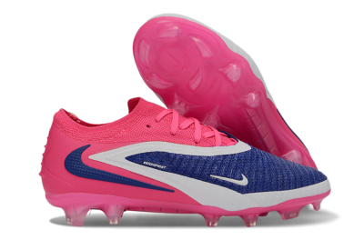 Unisex Nike Phantom 6 Elite Low FG Football Boots - Blue/Vibrant Pink/Deep Navy