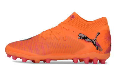 Men's Puma Future 8 Ultimate MG Football Boots - Orange/Neon Orange/Pink Blast