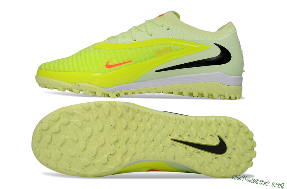 Unisex Nike Phantom 6 Elite Low TF Football Shoes - Yellow/Fluorescent Yellow/Black 1